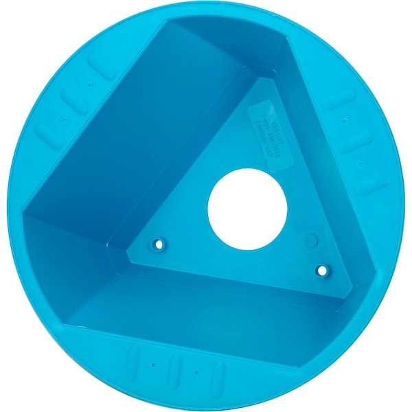 Inventory Control Cone, 10L X 10W X 5H, Turquoise